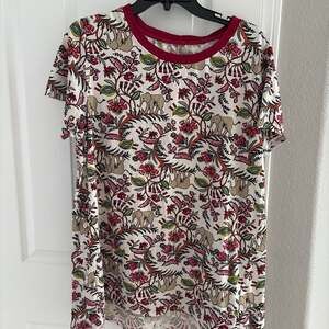 Cuddl Duds Women's Short Sleeve Lounge Dress